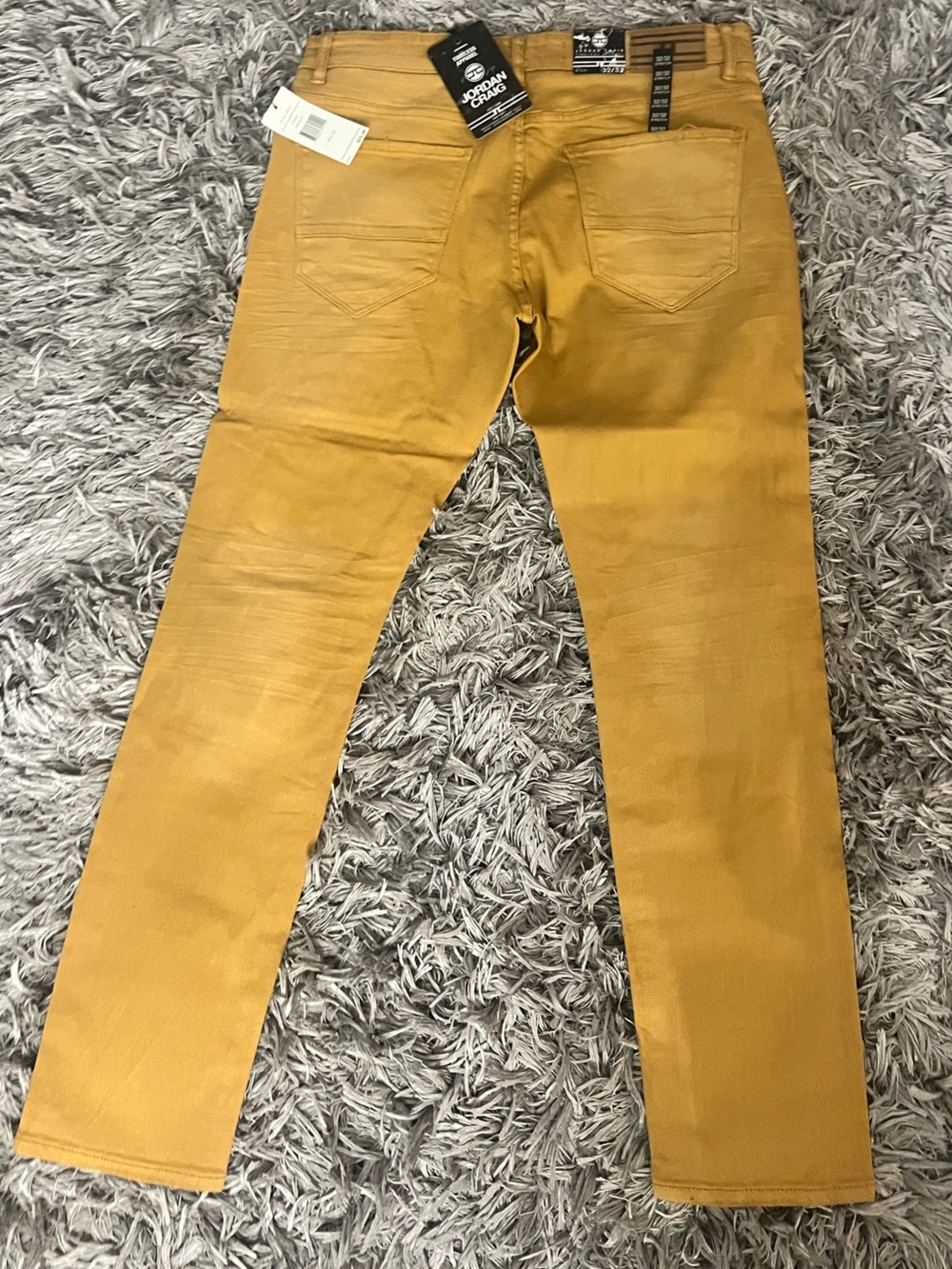 Men’s Jordan Craig Slim Fit Jeans in Mustard 32x32 NWT